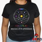 Baby Look Coldplay 100% Algodão - Music Of The Spheres - Rock - Alternativo - Geeko