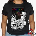 Baby Look Coldplay 100% Algodão - Rock - Alternativo - Geeko