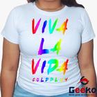 Baby Look Coldplay Viva La Vida 100% Algodão - Alternativo - Rock - Geeko