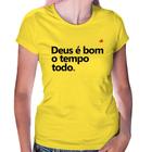 Baby Look Deus é bom o tempo todo - Foca na Moda