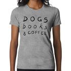 Baby Look Dogs Books and Coffee - Foca na Moda