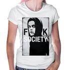 Baby Look F**k Society Eliot - Foca na Moda