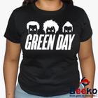 Baby Look Green Day 100% Algodão - Rock - Punk - Geeko