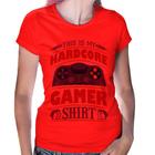 Baby Look Hardcore Gamer - Foca na Moda