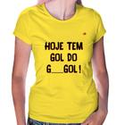 Baby Look Hoje tem gol do G ___ gol! - Foca na Moda