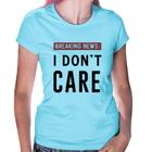Baby Look I don't care - Foca na Moda