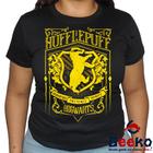 Baby Look Lufa Lufa 100% Algodão Harry Potter Blusa Feminina Hogwarts Hufflepuff 06 All Geek