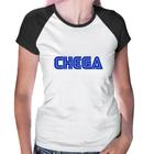 Baby Look Raglan Chega - Foca na Moda