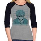 Baby Look Raglan Fall Down Seven Times, Stand Up Eight Manga 3/4 - Foca na Moda