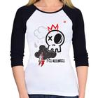 Baby Look Raglan I am the storm Manga 3/4 - Foca na Moda