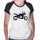 Baby Look Raglan Moto S 1000 XR Art - Foca na Moda