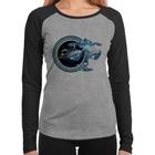 Baby Look Raglan Signo Libra Astrologia Manga Longa - Foca na Moda