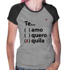 Baby Look Raglan Te... quila - Foca na Moda