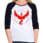 Baby Look Raglan Team Valor Manga 3/4 - Foca na Moda