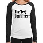 Baby Look Raglan The Dogfather Manga Longa - Foca na Moda