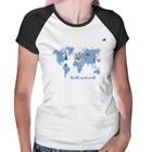 Baby Look Raglan World sweet world - Foca na Moda