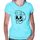 Baby Look Skull Skeleton - Foca na Moda