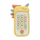 Baby Phone 2 em 1 Mordedor Celular Brinquedo com Músicas Frases Sons Infantil Polibrinq