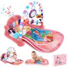 Baby Play Gym Looxii 2 em 1 com tapete Tummy Time Water Play