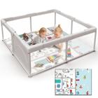 Baby Playpen Hiaksedt com tapete para bebês e crianças pequenas