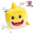 Baby Shark Mini Pelúcia Musical Cubo Amarelo Toyng 39258