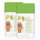 Babyganics SPF 50 Travel Size Kids Sunscreen Stick UVA UVB Protection resistentes à água e ao suor Não Alergênico, 2 Pacote (1,6 Onça)