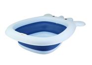 Bacia Retrátil Infantil Bacia Silicone Clink - Azul