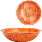 Bacia Saladeira Bowl Tigela em Madeira Servir 40cm Grande - Bm36