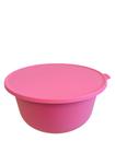 Bacia/Vasilha Rosa Claro Servir/Geladeira 7,5 Litros (Tigela Aloha) - Tupperware