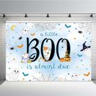 Backdrop MEHOFOND Halloween Baby Shower 2,1x1,5 m em aquarela azul