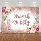 Backdrop Mocsicka Brunch e Bubbly Bridal Shower 210x150cm