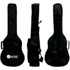 Bag Capa Almofadada Luxo Cargo Preto Para Violão Baby Rozini Yamaha Takamine Vogga Cort