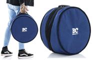 Bag de Caixa Batera Clube BC The Jeans Azul para caixas de 14 e 13 até 8 profundidade Semicase