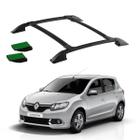 Bagageiro Sandero 2015 2016 2017 Preto Colado - Track