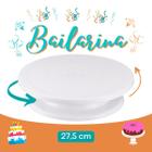 Bailarina Giratória Para Bolo Em Plástico