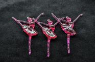 Bailarina Posição Arabesque 105x125mm Cor 109 Rosa Pink Transparente - pct c/ 250g - Aquarela