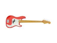 Baixo sx precision bass spb57+ 4c c/ bag bb400 fiesta red