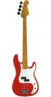 Baixo Sx Spb57 Vermelho 4 cordas Precision Bass Com Bag
