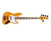 Baixo waldman 5c ativo jazz bass gjj 505a faf orange