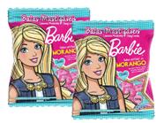 Bala Barbie Morango Mastigável Riclan 600g - 2 pcts