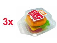 Bala Gelatina Big Burger Hamburguer 50g - 3 Unid - Trolli