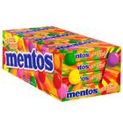 Bala Mentos Slim crazy fruit com 12 unidades de 24gr - Perfetti