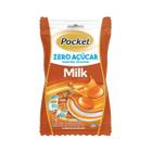 Bala Pocket Milk Zero Açúcar Leite Pacote 23g - Riclan