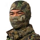 Balaclava de Motociclista com Camuflagem de Floresta Montanhosa