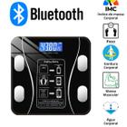 Balança Bluetooth Corporal Bioimpedância Profissional 180KG com e Display LCD
