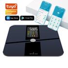 Balança Corporal Bioimpedância Digital Bluetooth 180KG com APP Fitness Treino Dieta Academia - Intelar