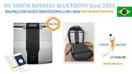 Balança de Bioimpedancia Tanita RD545SV 2023 DUAL + Software BIOEASY + APPS ANDROID + BOLSA