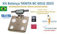 Balança de Bioimpedancia Tanita Tetrapolar BC601G 2024 + 3 Anos Software Bioeasy Web
