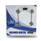 Balança Digital Banheiro Corporal Quadrada 180kg - 123Útil