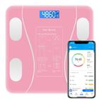 Balança Digital Bioimpendancia Corporal App Smart 180kg Lcd Rosa Pink
